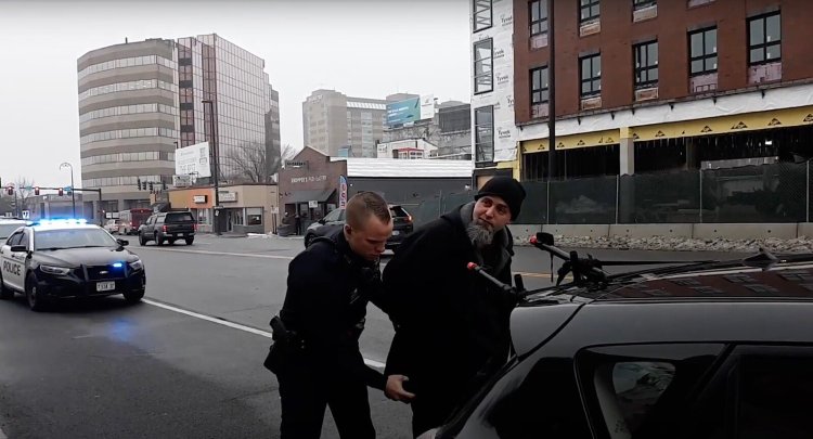 Rod Webber is no stranger to handcuffs, as seen in his documentary "2020: The Dumpster Fire."