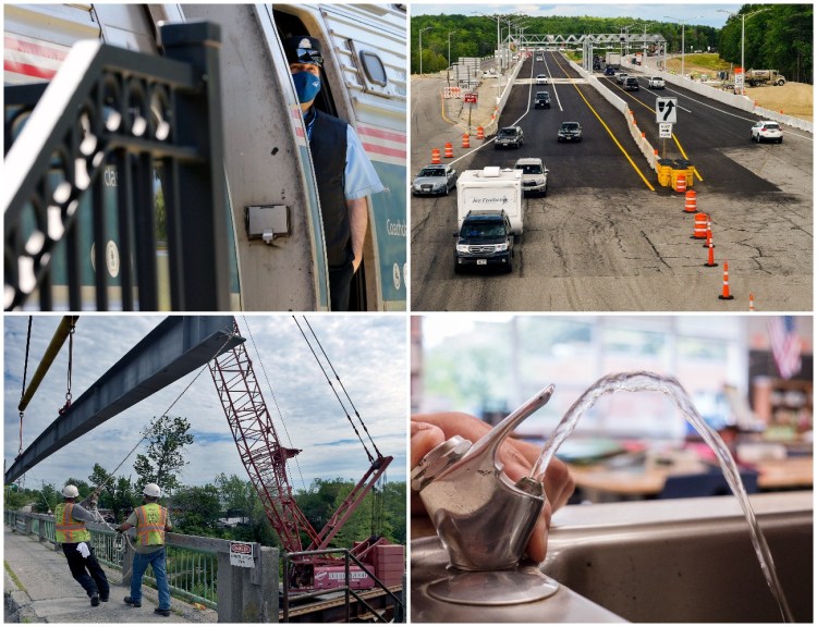 Gov. Janet Mills says the federal money "will allow us to fix our roads and bridges, expand high-speed broadband, improve access to clean drinking water, and build a cleaner, more sustainable transportation network – all while putting Maine people to work in good-paying jobs."