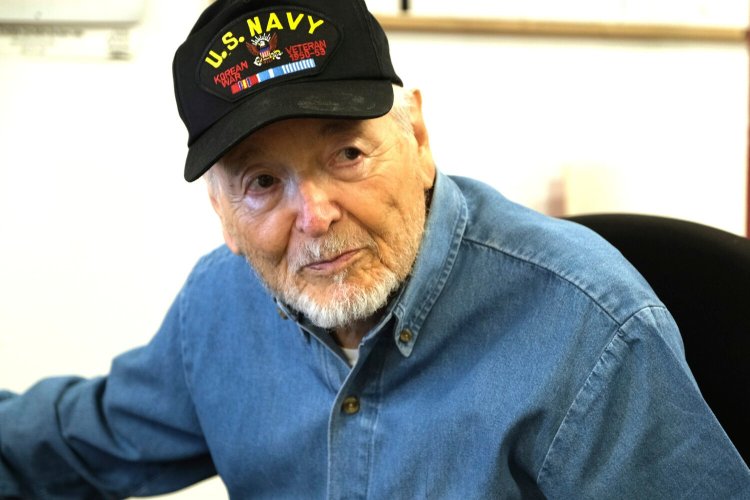 Tim Giago in his office in Rapid City, S.D. Giago who was a member of the Oglala Lakota tribe.