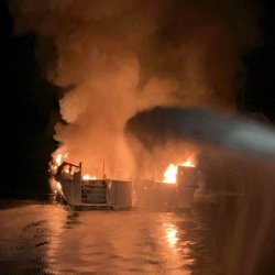California Boat Fire