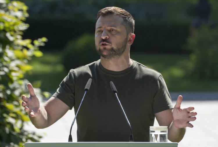 Ukrainian President Volodymyr Zelensky claimed Monday that Kyiv has “repeatedly proposed (talks)" that each time were met with Russian aggression. 